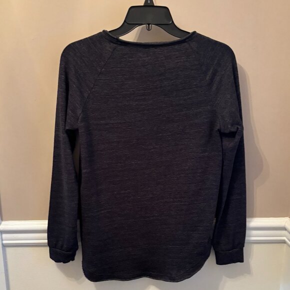 SPLENDID Woman's Long Sleeve Top Size S in color Charcoal Gray - Picture 2 of 3